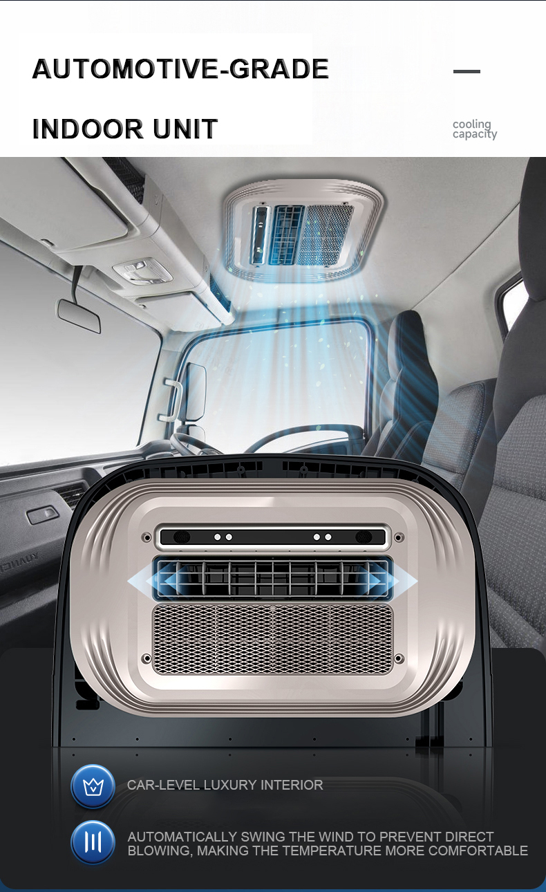 Car Parking Inverter Compressor Cooling Truck Sleeper Air Conditioner